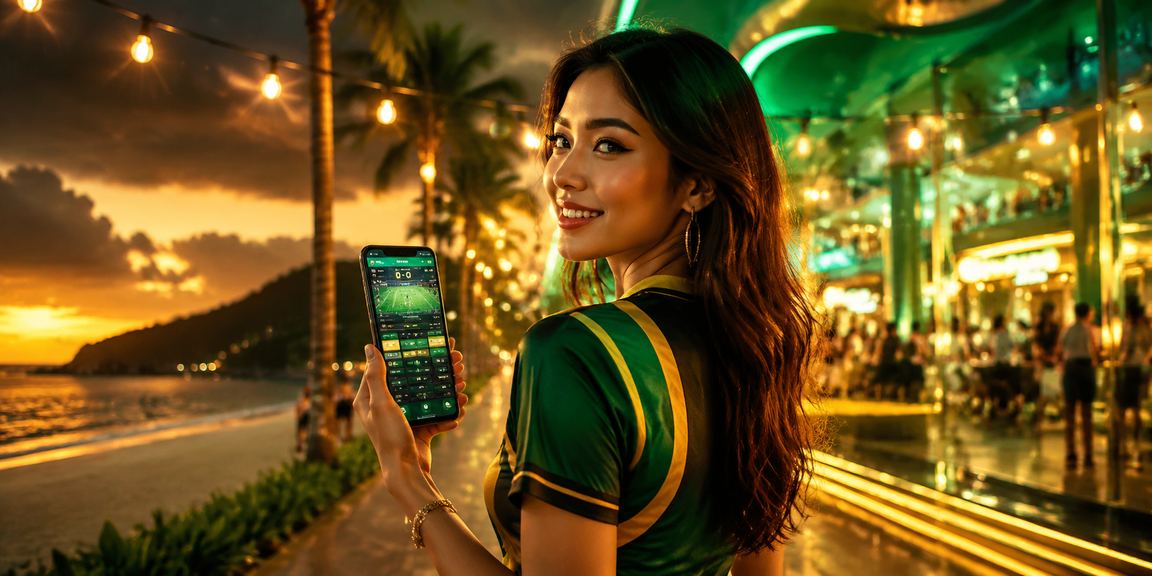 Pengguna menggunakan aplikasi spincity99 di telefon bimbit Malaysia